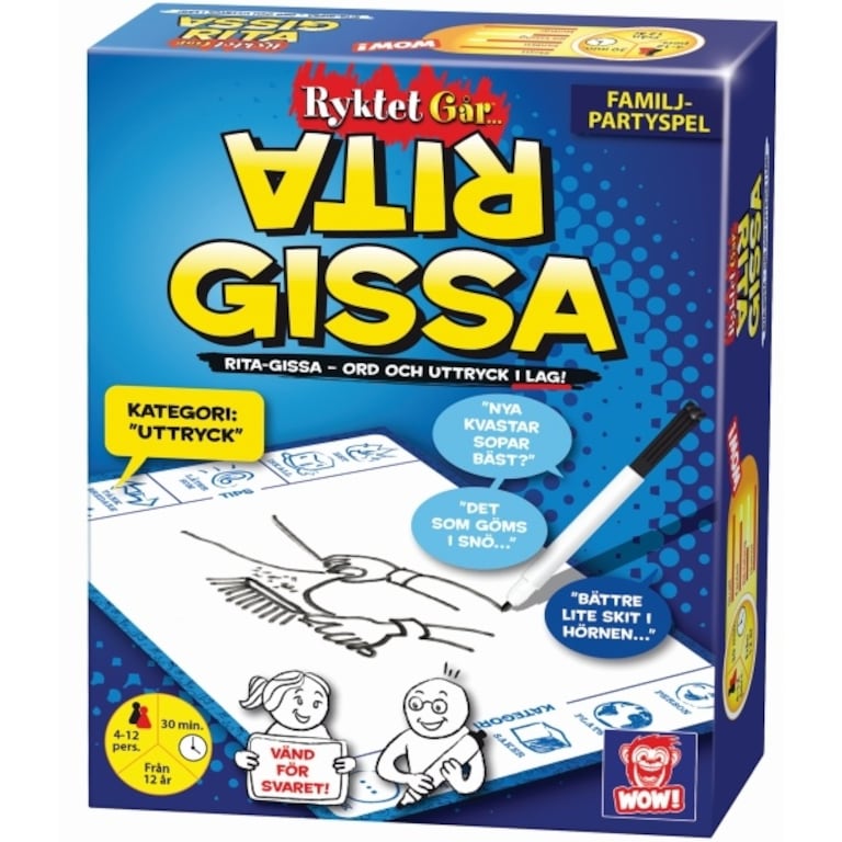 Omslag, Ryktet går: Rita gissa.