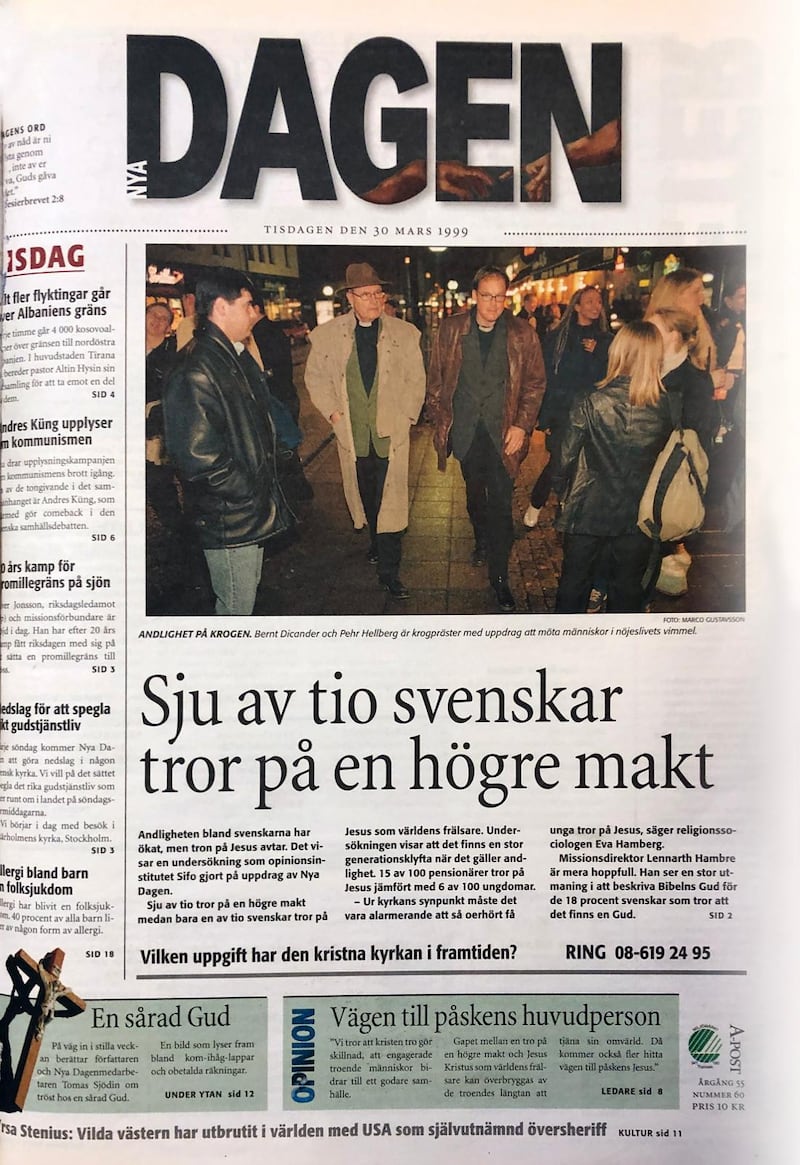 1999 gjordes inte bara tidningens utseende om. Nya Dagen var en nystart för tidningen med breddat ägande från flera samfund.