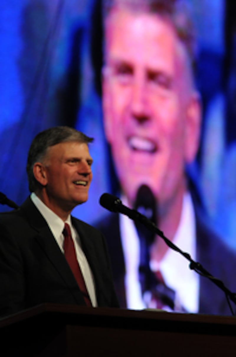 Evangelisten Franklin Graham är ledare för den kristna hjälporganisationen Samaritan''s Purse. 