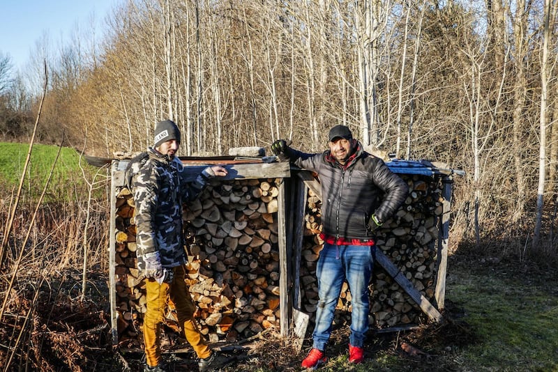 Petre Munteanu och Cosmin Ciflea har sågat, klyvt och stapplat ved. På Gotland satsar frivilligorganisationer och kyrkor nu på att skapa en arbetsförmedling för utsatta EU-migranter.