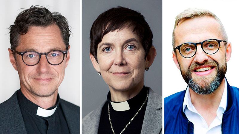 Samfundsledarna Joakim Hagerius, Kerstin Oderhem och Daniel Alm.