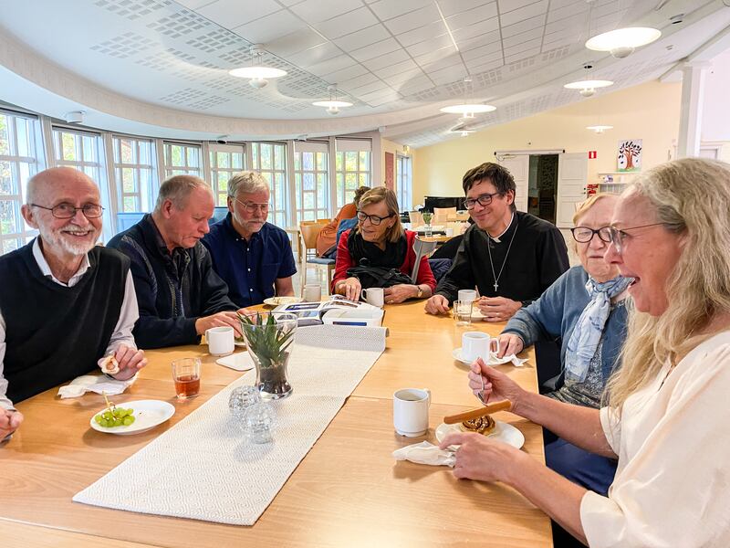 Första gudstjänsten sedan restriktionerna på grund av Coronapandemin. 3 Oktober 2021.