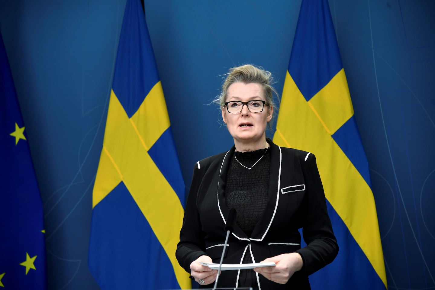 Den tidigare skolministern Lina Axelsson Kihlblom (S).