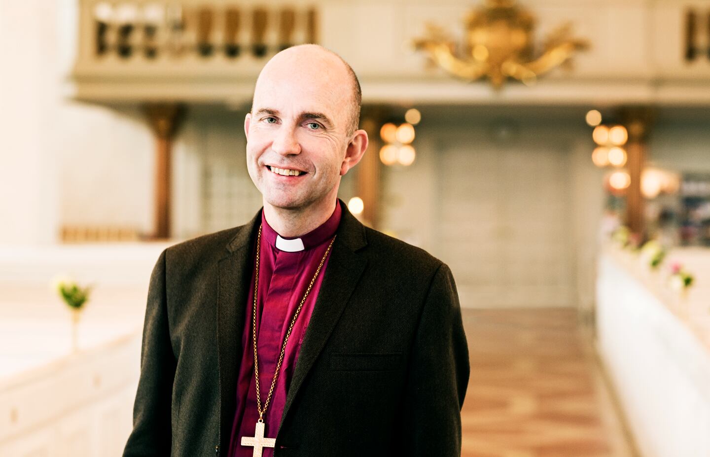 Biskop Fredrik Modéus protesterade mot vissa av restriktionerna mot kyrkor under pandemin under andra vågen av corona.