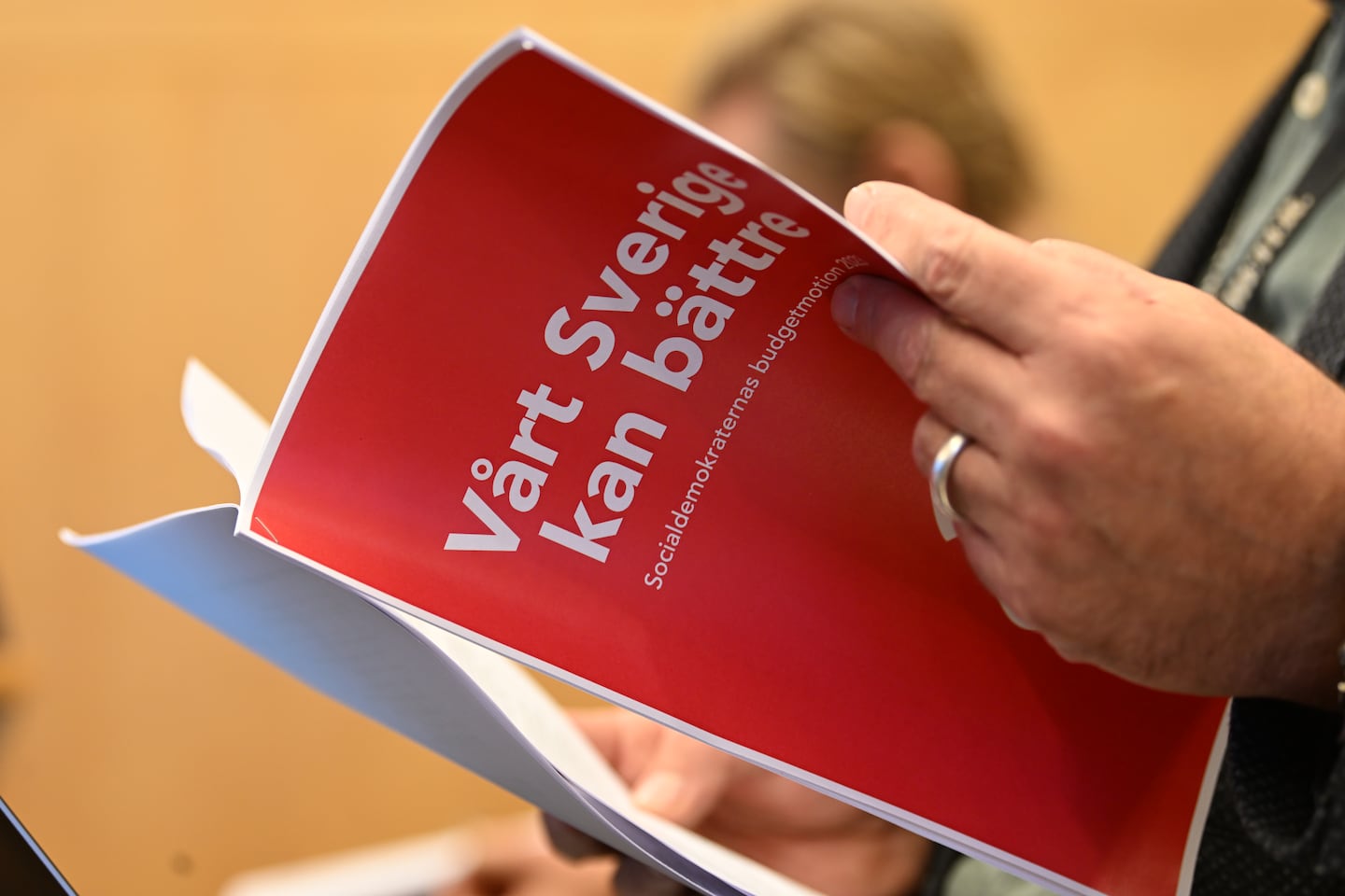 "Vårt Sverige kan bättre" är namnet på Socialdemokraternas skuggbudget.