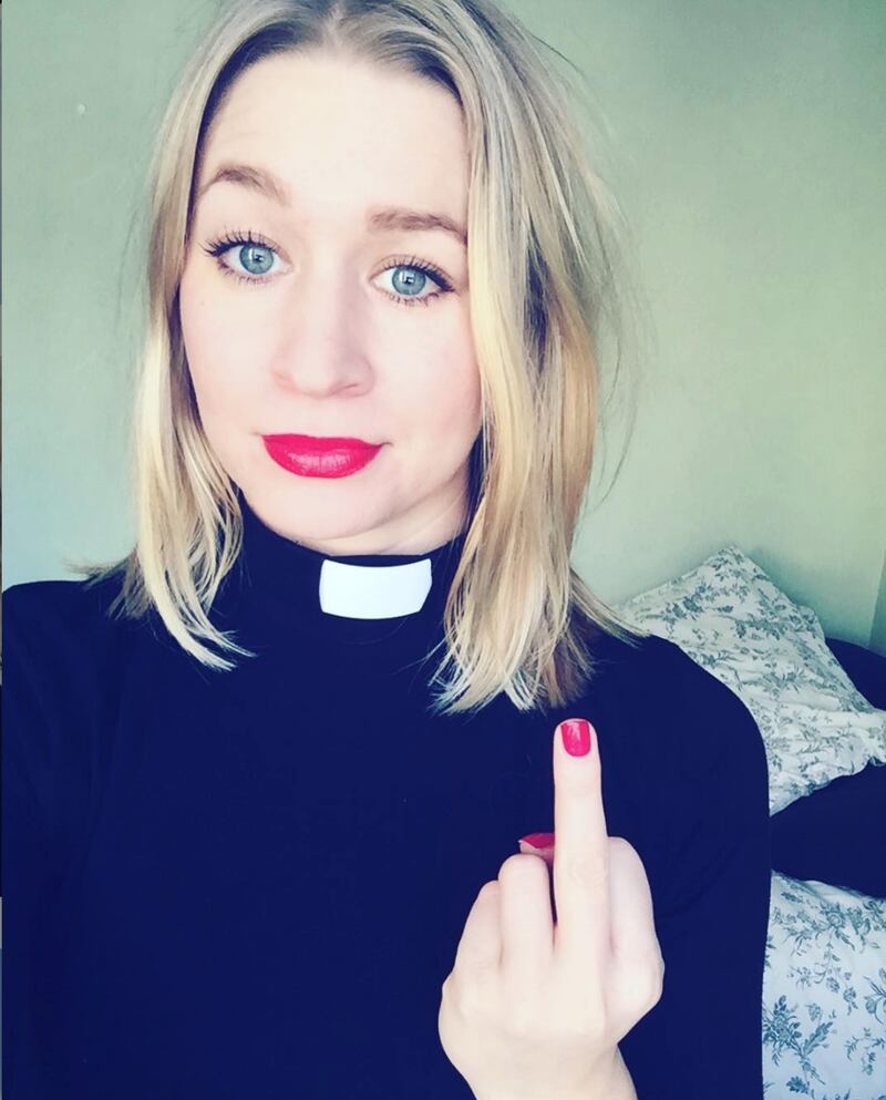 Instagrambild från Feministpastorn.