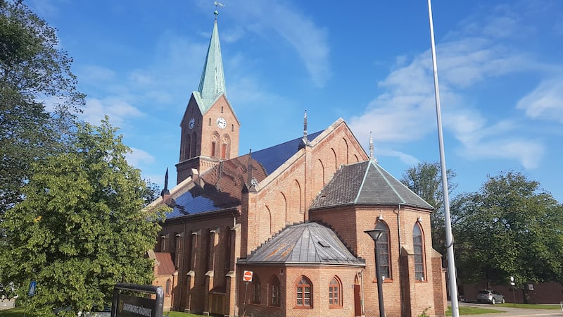 Kyrkan i Norska Sarpsborg har nyligen installerat solceller.