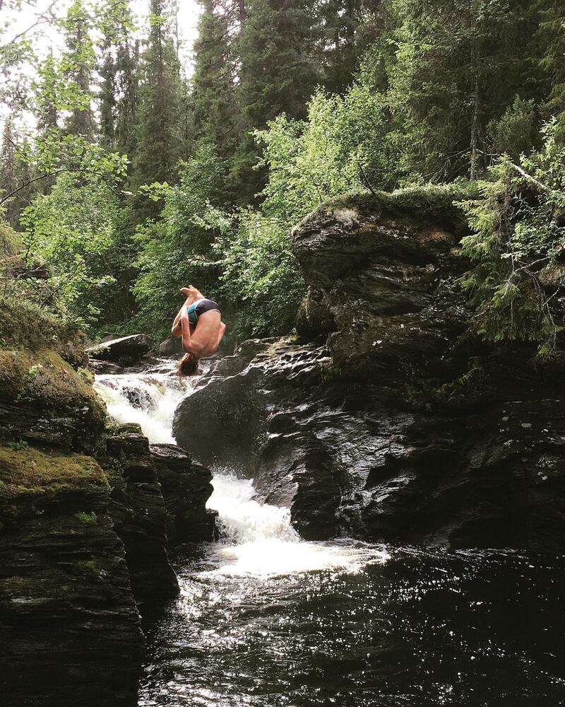 Ansättåns canyon i Jämtland.