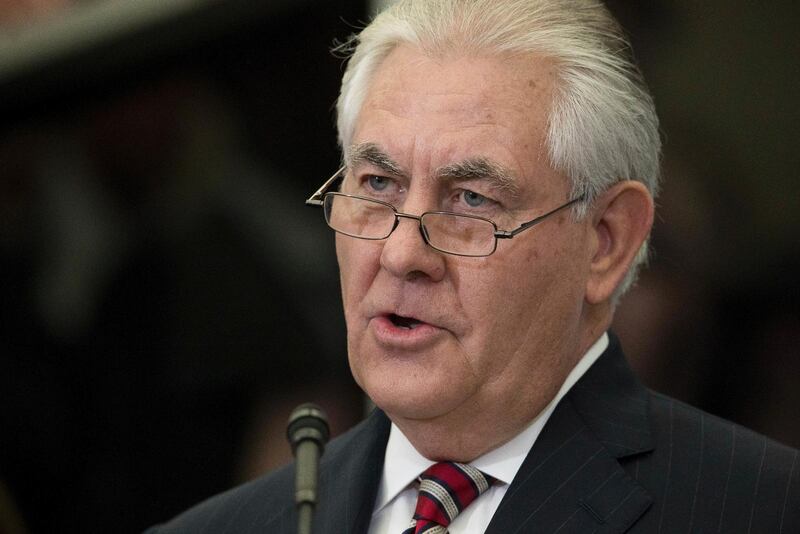 USA:s utrikesminister Rex Tillerson.