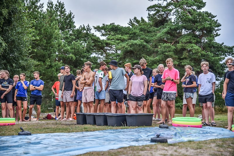 Vattenbrännboll på Bödalägret