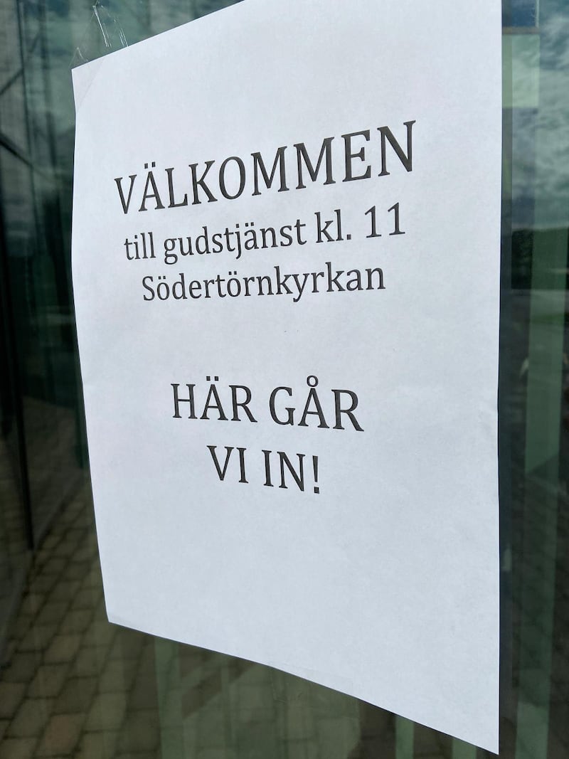 Väkommen.