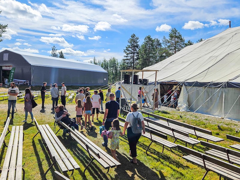 Miljöbild från Lapplandsveckan 2023.