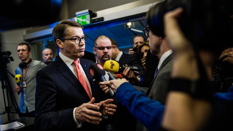 Göran Hägglund avgår som partiledare för Kristdemokraterna. Det meddelade han vid en presskonferens på torsdagen.