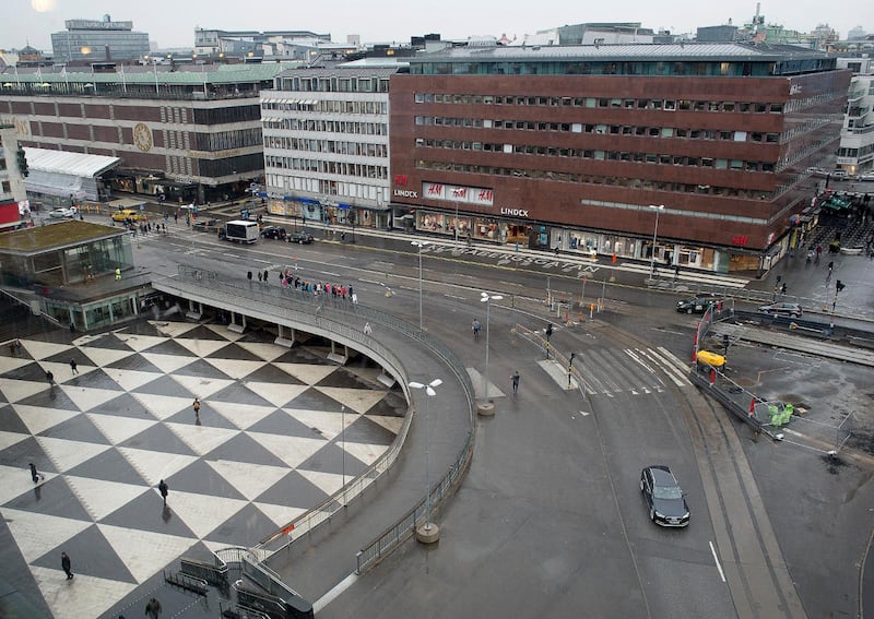 Bilden är från Sergels torg där hattalet mot armenierna hölls.