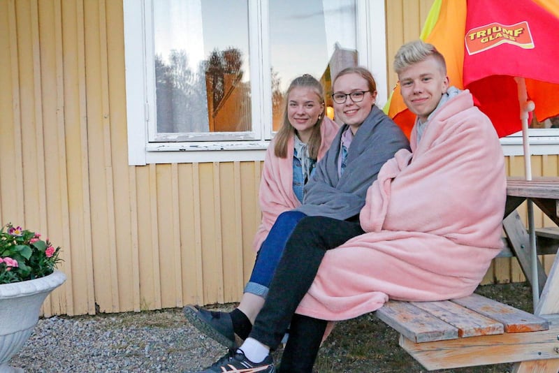 Anna Uddling, Elin Pettersson och Joel Gustafsson.