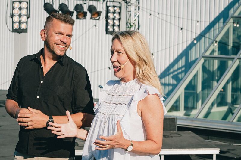 Pastor Joakim Lundqvist och Maria Lundqvist.