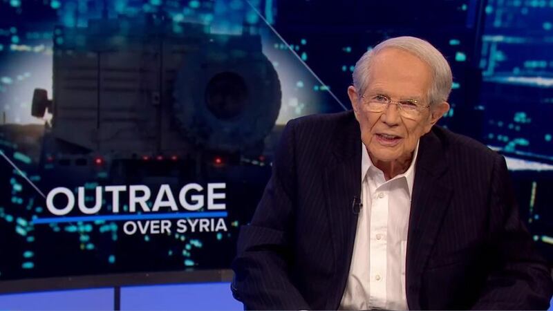 Pat Robertson, grundare av den amerikanska kristna tv-kanalen CBN.