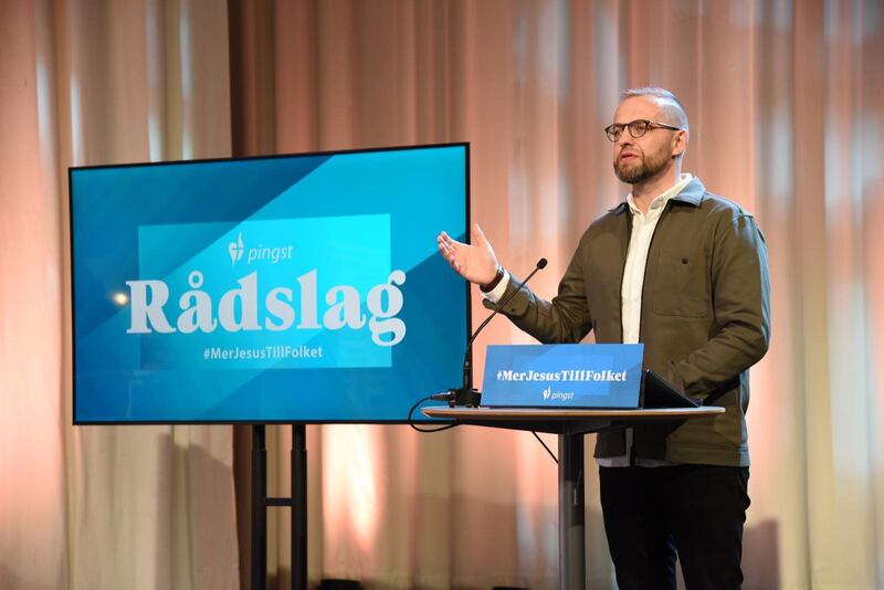 Pingst rådslag 2020 hölls i Västerås pingstkyrka lördag den 8 maj, Daniel Alm höll ett kort visionstal på Rådslaget som hade temat Mer Jesus till folket.