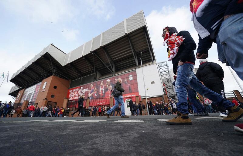 Anfield Road i Liverpool.