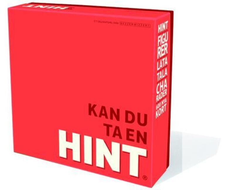 Brädspelstest, partyspel, 2019. Hint / Kan du ta en Hint