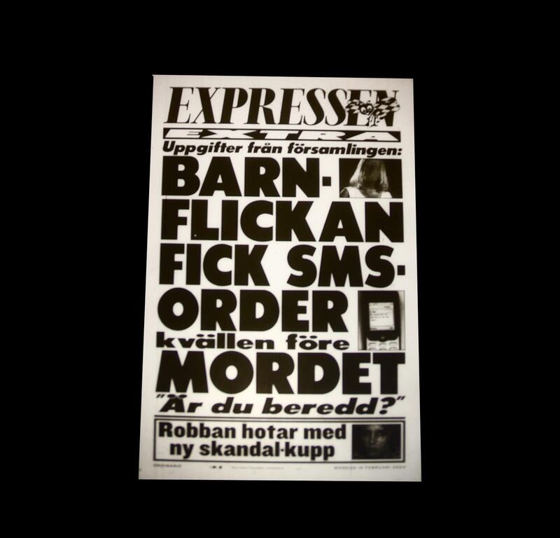 Mediebevakningen av det som hände i Knutby var enorm från första stund. Här en löpsedel från 2004