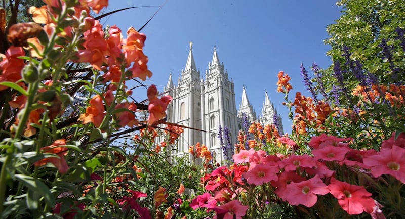 Salt Lake Temple i Utah, USA.