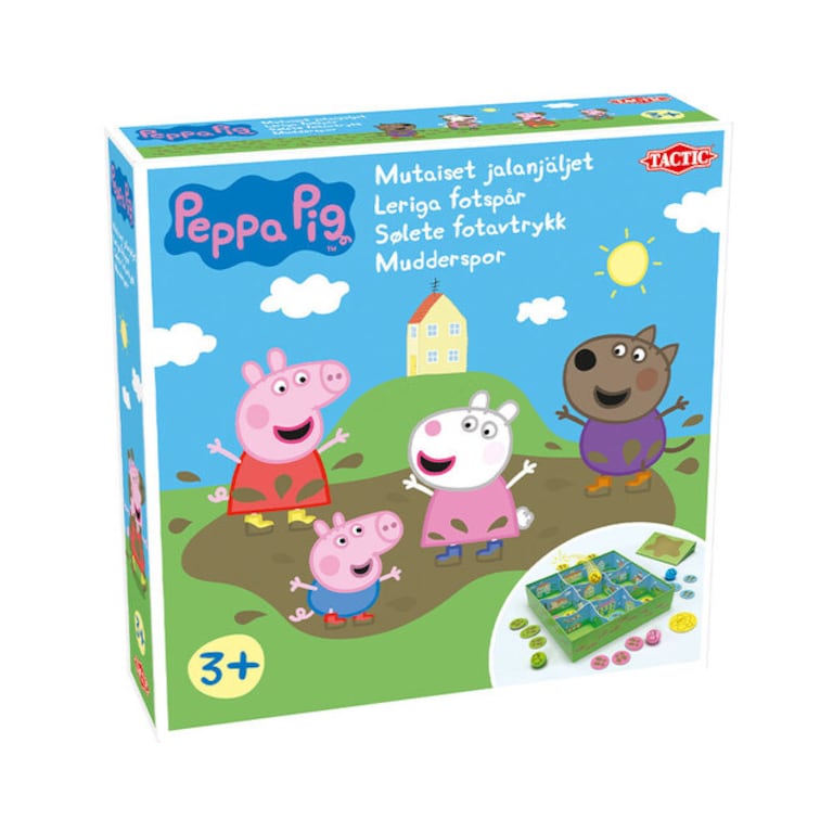 Omslag, Peppa Pig: Leriga fotspår