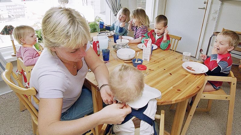 Barn på förskola. Bild från 2002, ingen på bilden har något med artikeln att göra.