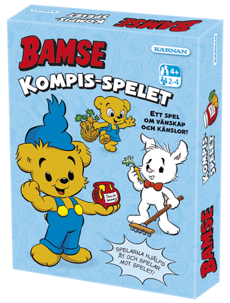 Omslag, brädspelet Bamse: Kompis-spelet