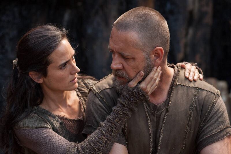 Jennifer Connelly och Russell Crowe i ”Noah”.