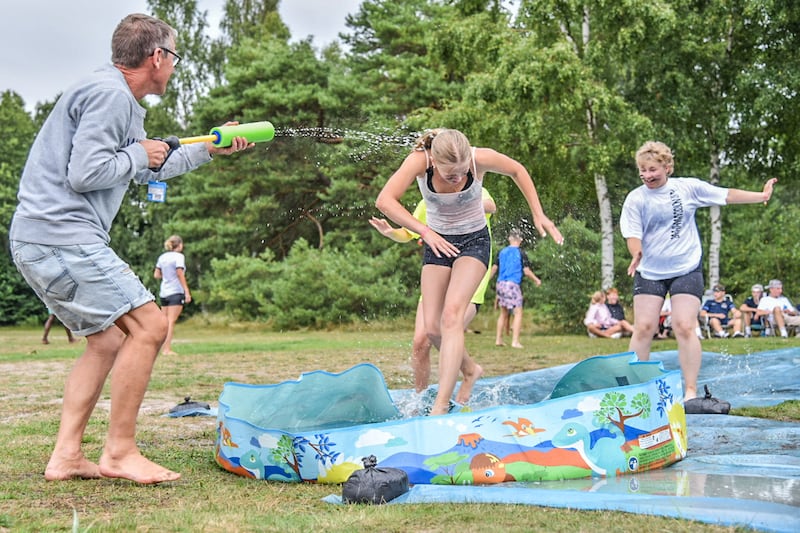 Vattenbrännboll på Bödalägret