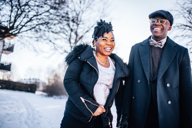 Som fyra åring ledde Gift Blessing barnkören i flyktinglägret i Namibia. På fredag står han i final i tv-programmet Talang. Dagen åkte till Linköping för att träffa honom och hans familj.