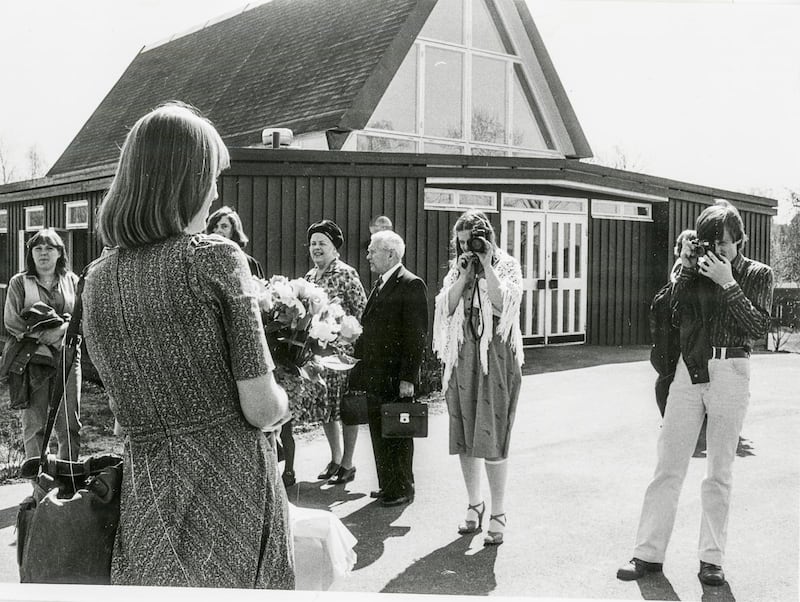 Kaggeholms folkhögskola. Examensfotografering 1980.