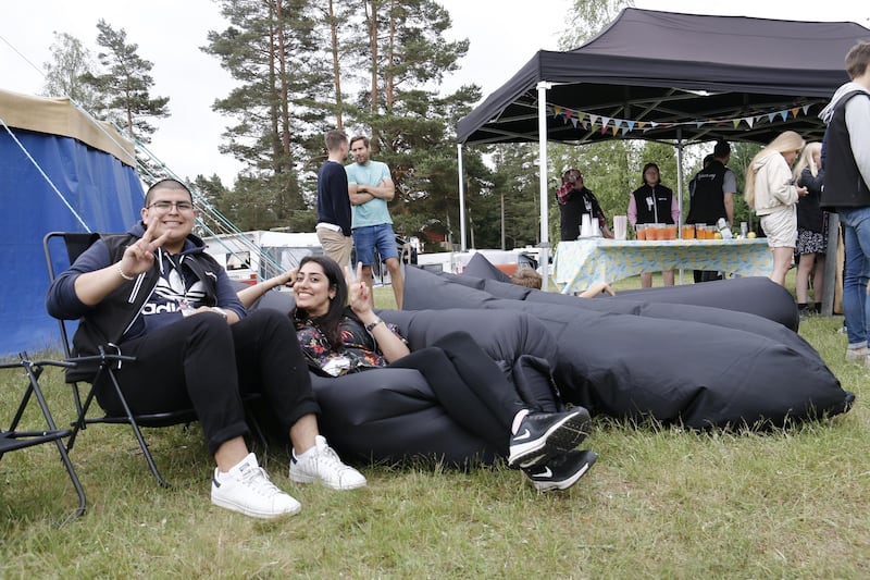 För de ungdomar som inte vill sporta finns det platser på Rutan för mer avslappnade aktiviteter.