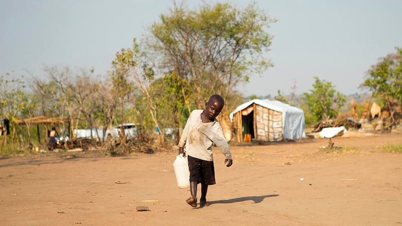 Agogo, UNHCR flyktingläger i Syd-Sudan, 5 km från staden Adjumani i Nord-Uganda.