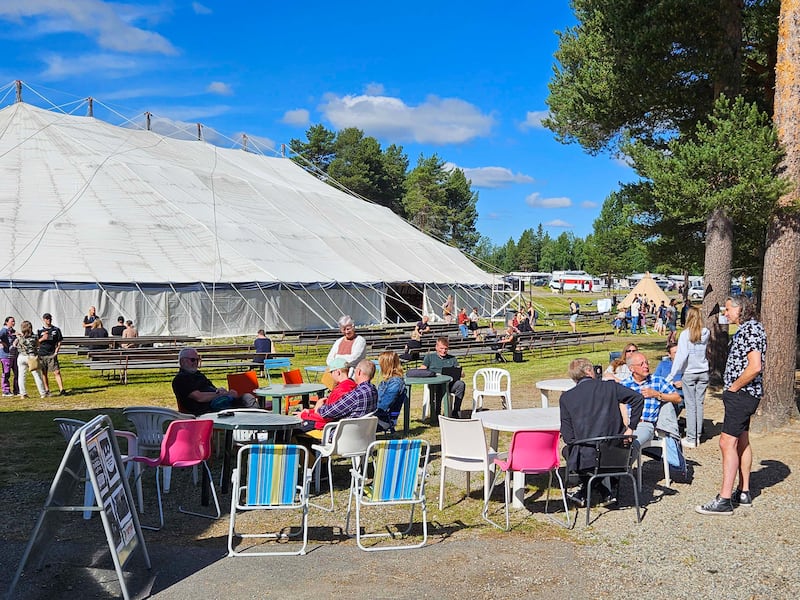 Miljöbild från Lapplandsveckan 2023.