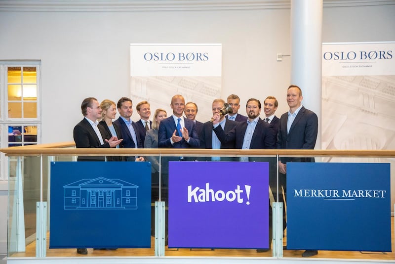 Kahoot! börsnoteras på Oslo Børs 2019.