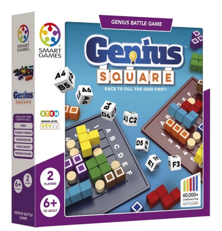 Omslag till brädspelet: Genius Square