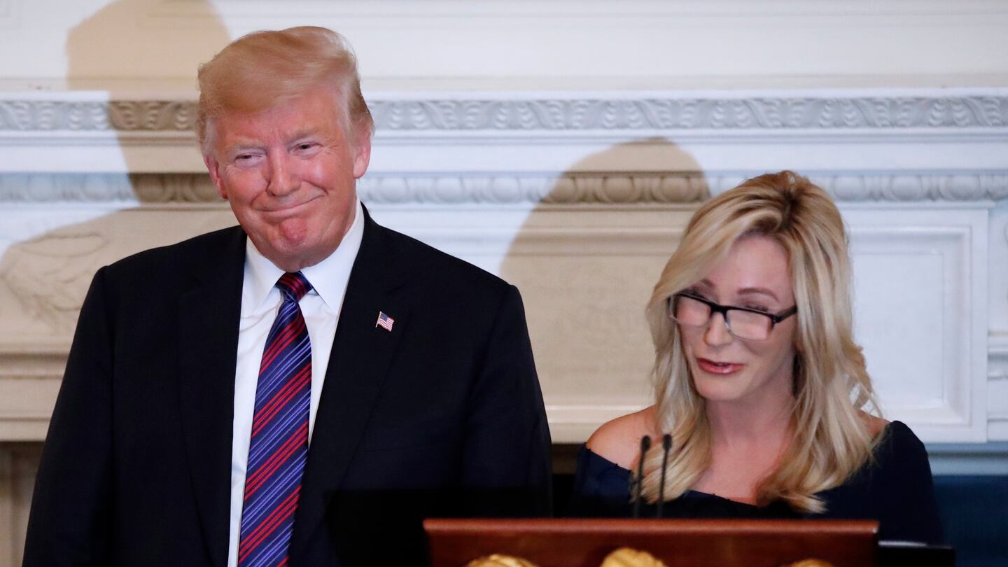 Donald Trump och Paula White.