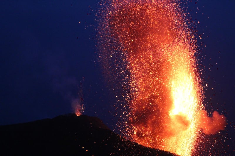 Vulkanen på Stromboli sägs ha temperament som en sicilianska.