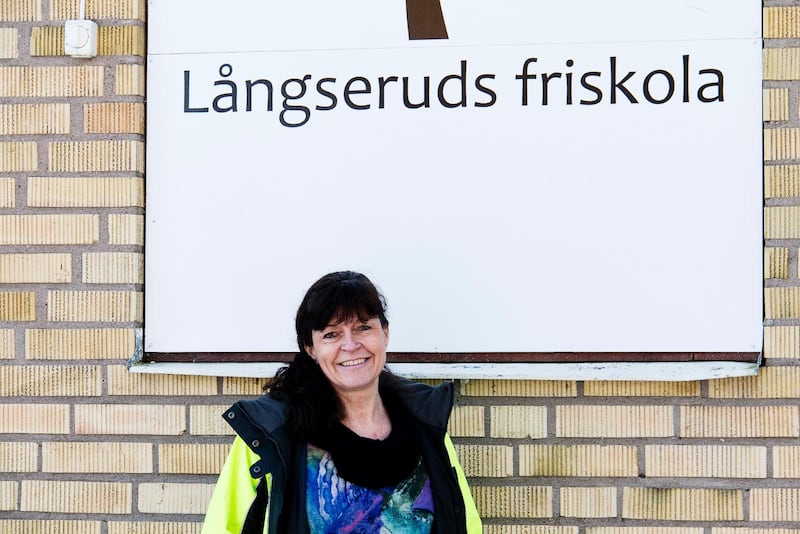 Susanne Wall är rektor för Långseruds friskola – en skola som numera drivs av byborna själva.