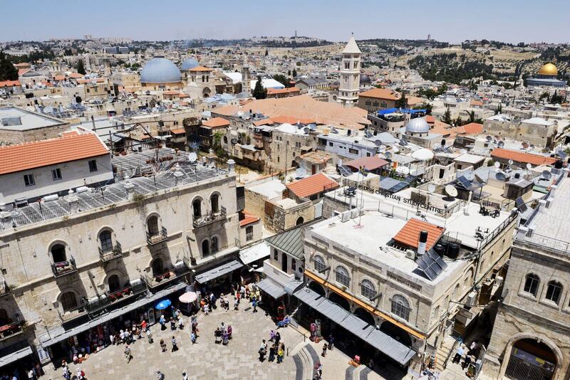 Gamla stan i Jerusalem.