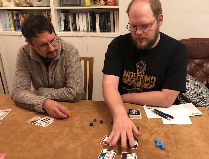 Speltest 2019. Frenemy Dice