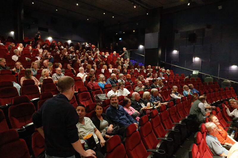 Premiärmingel för filmen "Jesus revolution" på Filmstaden Söder i Stockholm.