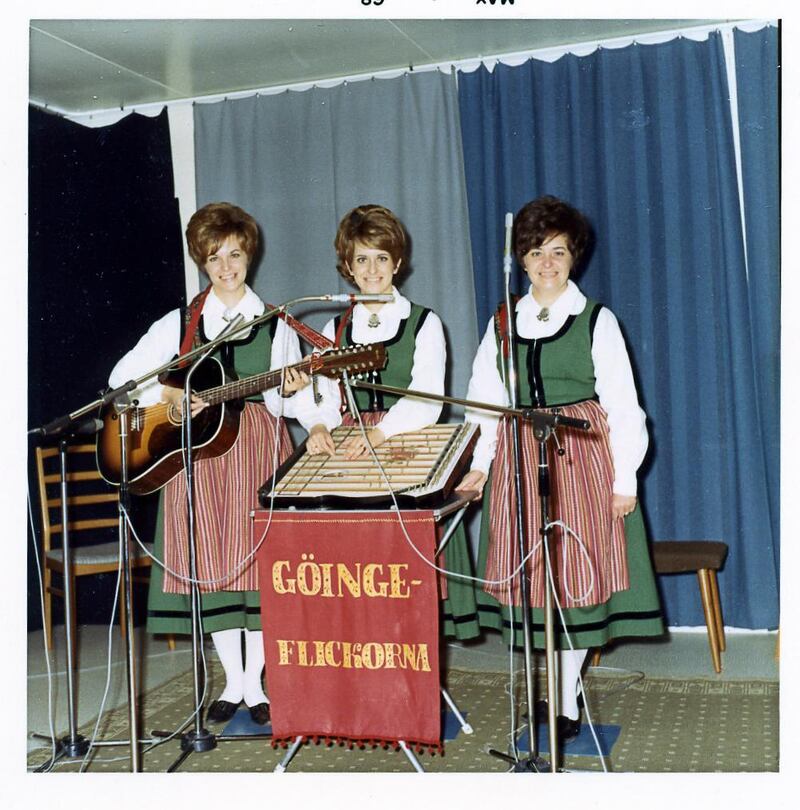 Göingeflickorna i Falks Studio 1968.