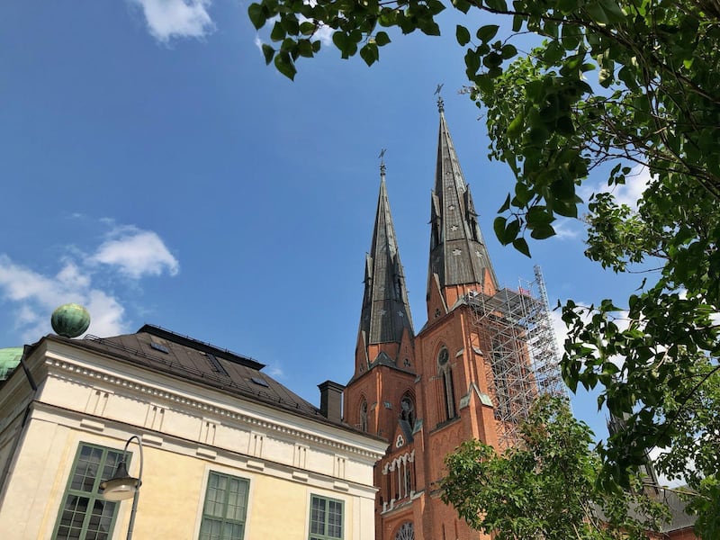 Uppsala domkyrka.