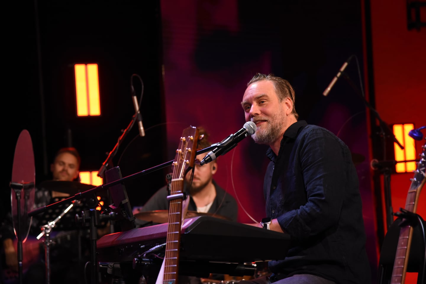 Michael Jeff Johnson på Minns du sången-konsert på Hillsong i Arlanda stad 15 oktober 2021 som även sändes via TBN.