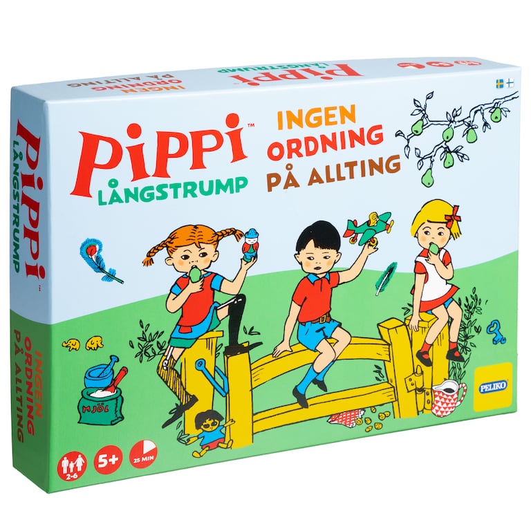 Brädspelet Pippi Långstrump – Ingen ordning på allting, låda