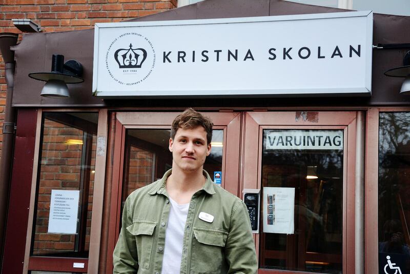 David Sundström, rektor på Kristna skolan i Stockholm.