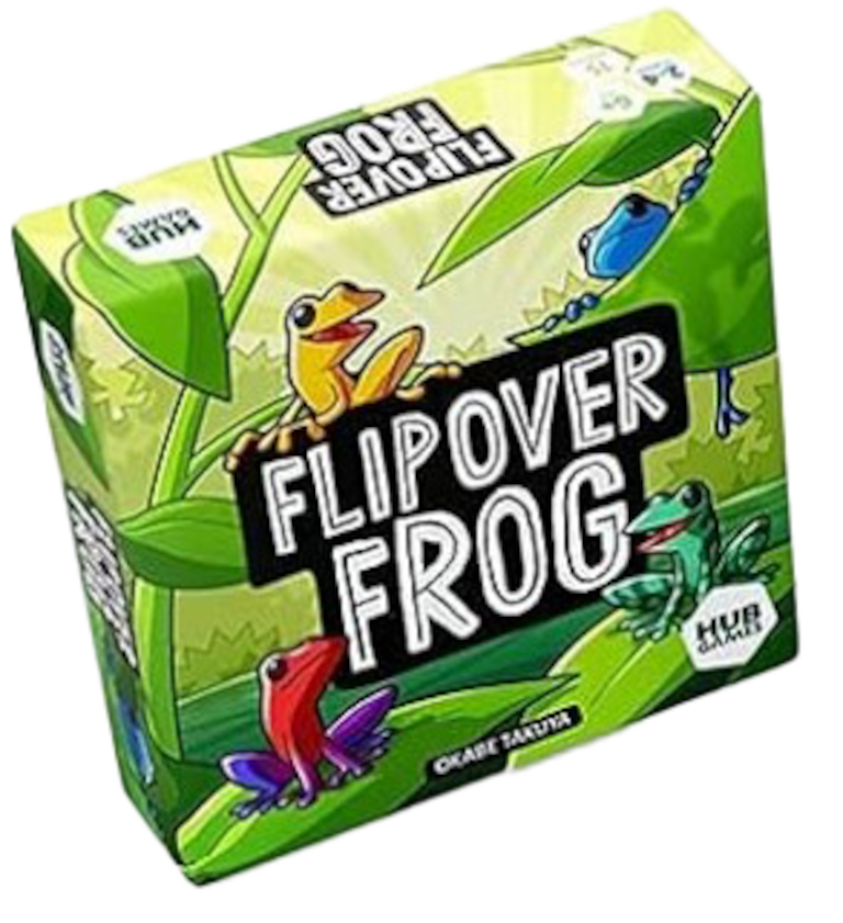 Omslag, brädspelet Flipover Frog